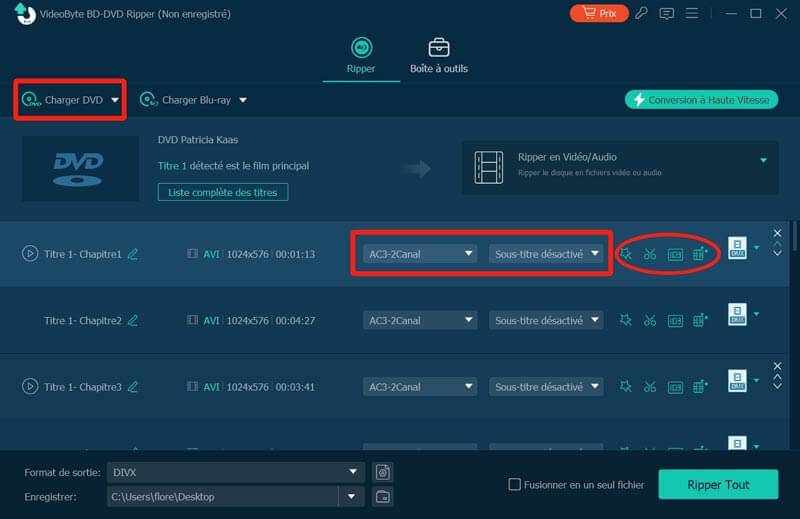 Importer le disque à convertir